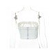  Summer 2024 Pure Color Backless Sleeveless Crop Vest