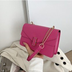 Pure Color Chain Ladies Shoulder Bags