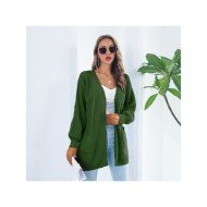  2024 Casual Lantern Sleeve Cardigan Sweater