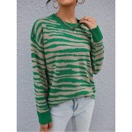  2024 Autumn Round Neck Women's Knitted Sweater