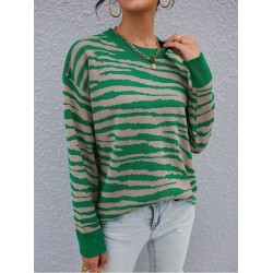 2024 Autumn Round Neck Women's Knitted Sweater  2024 Autumn Round Neck Women's Knitted Sweater