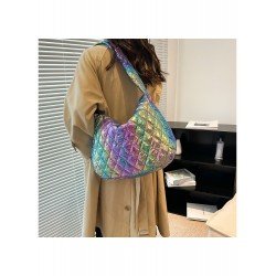 Designer Ladies Soft PU Rhombus Lattice Tote Bags Designer Ladies Soft PU Rhombus Lattice Tote Bags