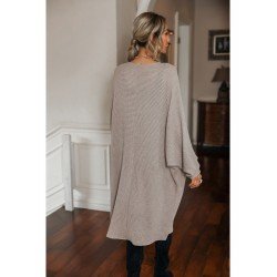 Cozy Solid Bat Sleeve Long Sweater Cardigan Coats Cozy Solid Bat Sleeve Long Sweater Cardigan Coats