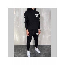 2024 Smiling Face Printing Men's Two-Piece Set  2024 Smiling Face Printing Men's Two-Piece Set