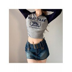 Raglan Sleeve Ruched Long Sleeve Crop Tops Raglan Sleeve Ruched Long Sleeve Crop Tops