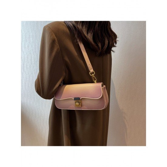  2024 Pure Color PU Underarm Bag