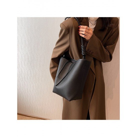  2024 PU Pure Color Large Capacity Women's Bags