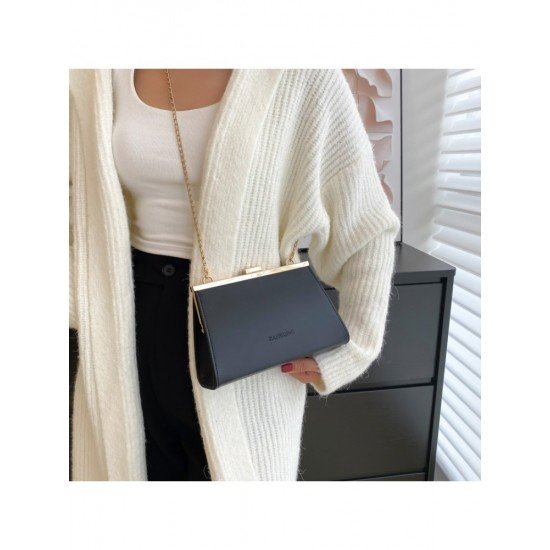  2024 PU Pure Color Women's Messenger Bag