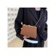  2024 PU Pure Color Women's Messenger Bag