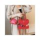  2024 PU Pure Color Chain Shoulder Bags