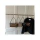 Ladies Alligator Print Black Shoulder Bags