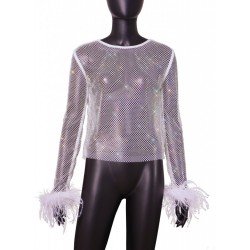 Sexy See Through Fishnet Wpmen's Design Top  Sexy See Through Fishnet Wpmen's Design Top