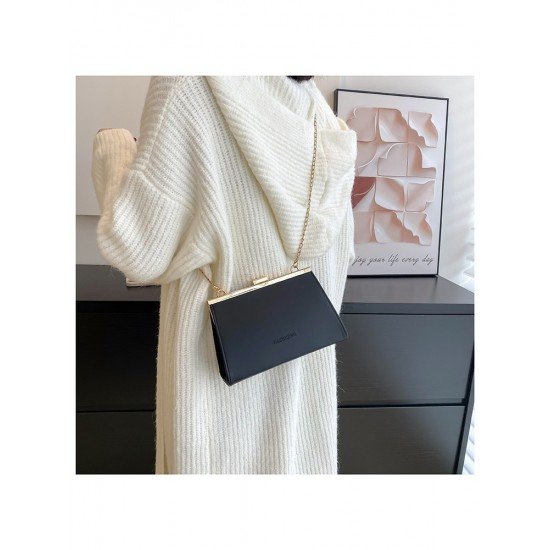  2024 PU Pure Color Women's Messenger Bag