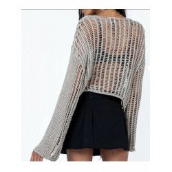 Hollow Out Sexy Black Cropped Tops Hollow Out Sexy Black Cropped Tops