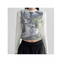 Latest Printed Long Sleeve T Shirts For Ladies Latest Printed Long Sleeve T Shirts For Ladies