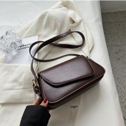 Simple Design Pure Color Ladies Shoulder Bags