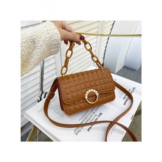  2024 Pure Color Small Square Bag