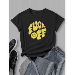 Hip Hop Letter Printed T Shirts For Women Hip Hop Letter Printed T Shirts For Women