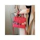 2024 PU Pure Color Chain Shoulder Bags