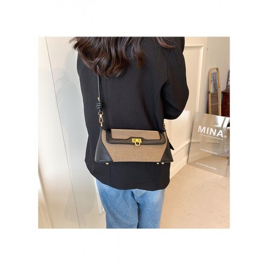  2024 Retro Style Contrast Color Women's Bag