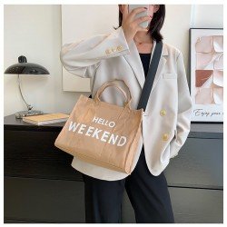  Oxford Letter Printed Versatile Tote Bags