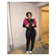  Pure Color Zipper Sleeveless Short Jacket Coats