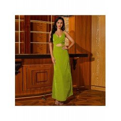 Ladies Sleeveless Spaghetti Straps Evening Maxi Dress Ladies Sleeveless Spaghetti Straps Evening Maxi Dress