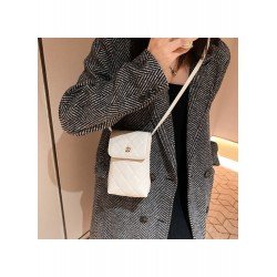 Casual Black Rhombus Lattice Phone Bags Casual Black Rhombus Lattice Phone Bags