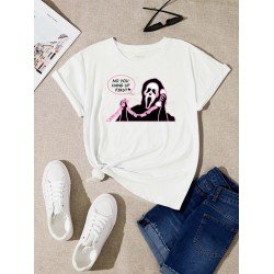 Funny Halloween Skull Graphic T Shirts For Women Funny Halloween Skull Graphic T Shirts For Women