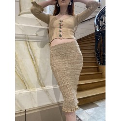 Hollowed Out Patchwork Women's Short Knitwear Hollowed Out Patchwork Women's Short Knitwear