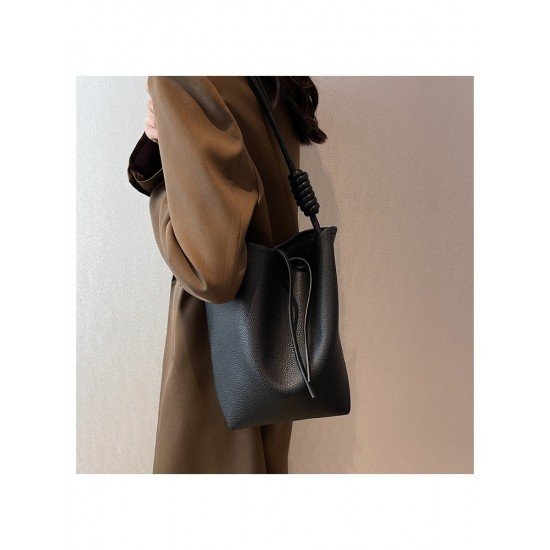  2024 PU Pure Color Large Capacity Women's Bags