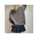  2024 American Pure Color Round Neck Knitwear