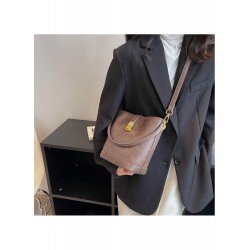 PU Casual Pure Color Messenger Bag  PU Casual Pure Color Messenger Bag