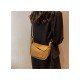  2024 PU Pure Color Shoulder Bag For Women
