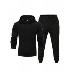 Casual Pure Color Men's Two-piece Suits  Casual Pure Color Men's Two-piece Suits