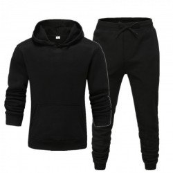  Casual Pure Color Men's Two-piece Suits