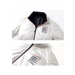 Winter Black Printed Down Coats For Men Winter Black Printed Down Coats For Men