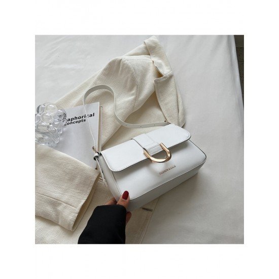  PU Pure Color Underarm Bags For Women