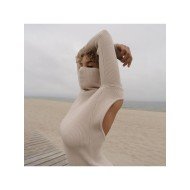  2024 Casual High Neck Backless Women's Dress