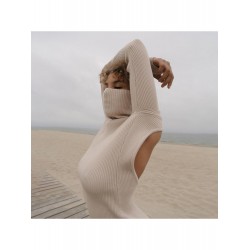 2024 Casual High Neck Backless Women's Dress  2024 Casual High Neck Backless Women's Dress