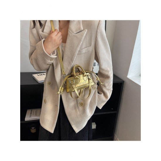  2024 Pure Color PU Shoulder Bag For Women