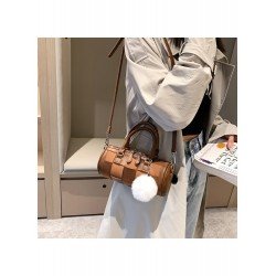 PU Contrast Color Plaid Women's Messenger Bags  PU Contrast Color Plaid Women's Messenger Bags