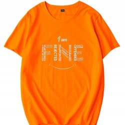 Simple Letter Printed Latest T Shirts For Women