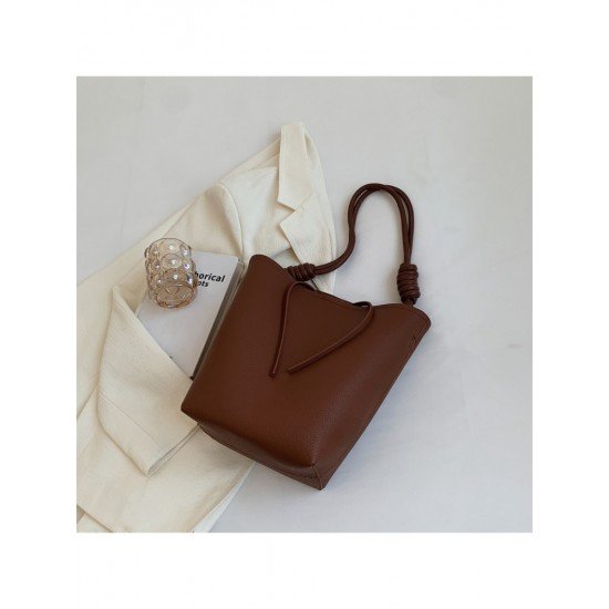  2024 PU Pure Color Large Capacity Women's Bags