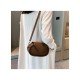  2024 PU Pure Color Shoulder Bag For Women