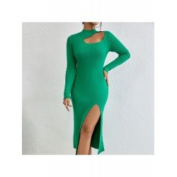 Cut Out Slit Long Sleeve Dresses Cut Out Slit Long Sleeve Dresses