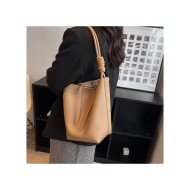  2024 PU Pure Color Large Capacity Women's Bags