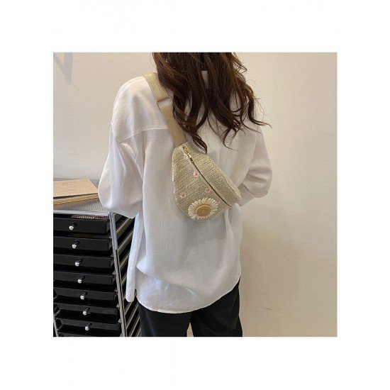  2024 Casual Weave Women's Cross-body Bags