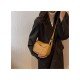  2024 PU Pure Color Shoulder Bag For Women