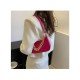 2024 New PU Pure Color Causal Underarm Bag